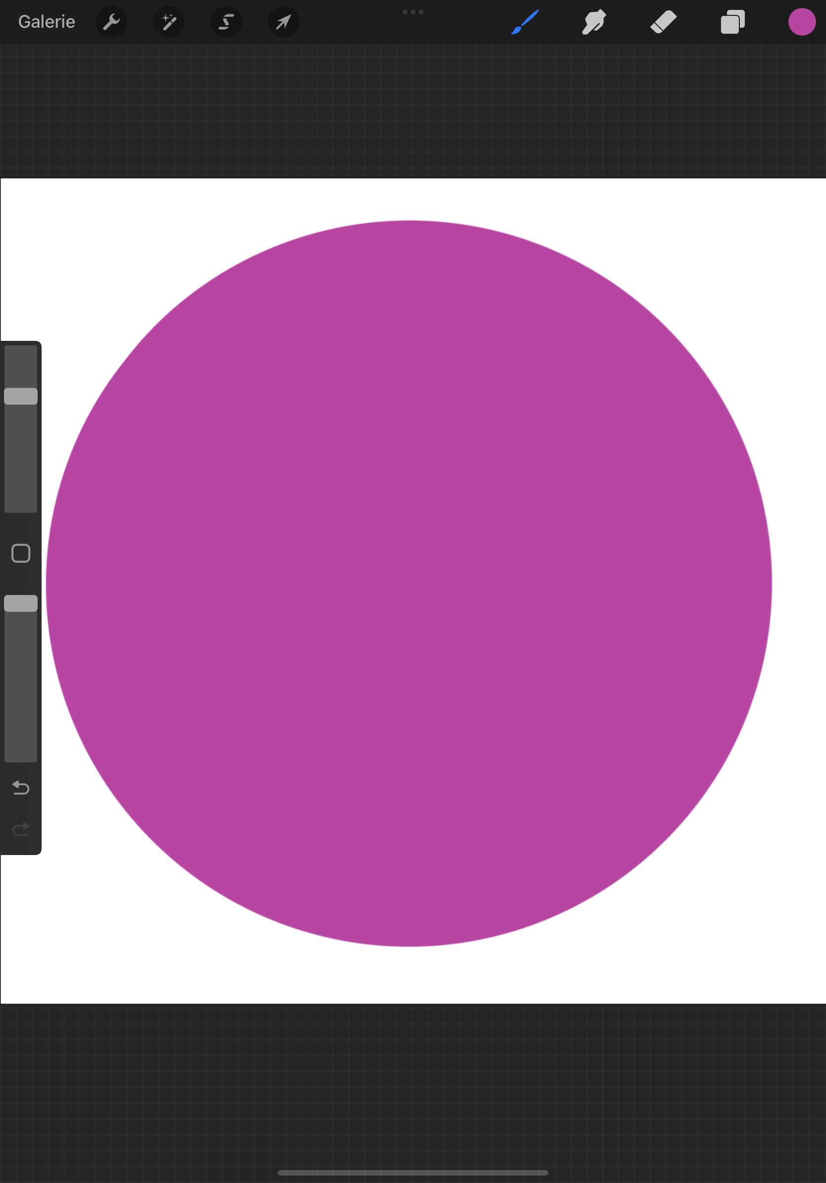 Pinker Kreis auf Ebene 1