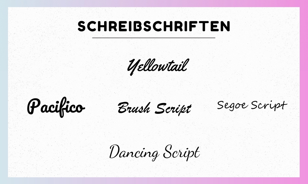 So W hlst Du Schriften F r Deinen Individuellen Markenstil